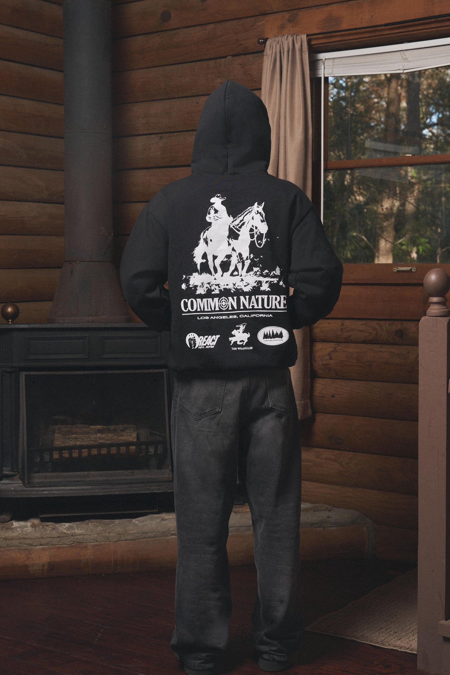 WESTERN FRONTIER HOODIE (BLACK)